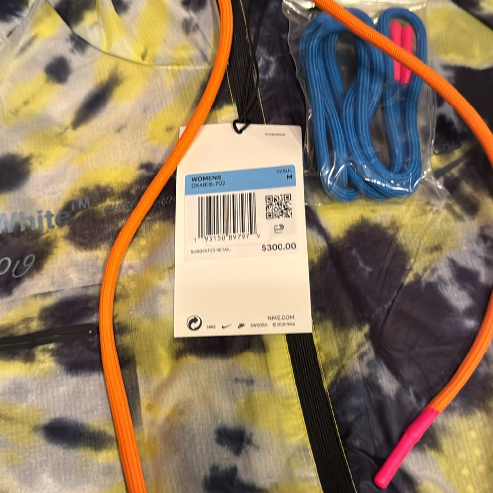 OFF-WHITE Yellow and Black Tie-Dye Jacket & BAG. READ DESCRIPTION. - Picture 2 of 4